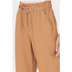 Kadın Camel Jean Pantolon