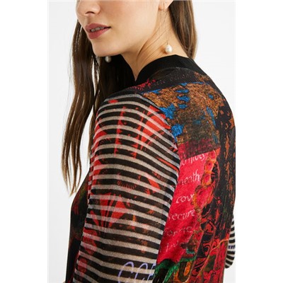 Jersey slim cuello alto