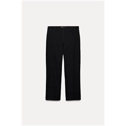 DIPLOMATIC STRIPE CAPRI TROUSERS