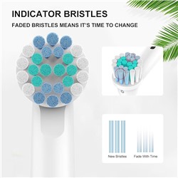 Toothbrush Heads for Oral B, 16 Pack Professional Electric Toothbrush Replacement Heads Medium Soft Dupont Bristles Replacement Toothbrush Heads Precision Clean Brush Heads Refills