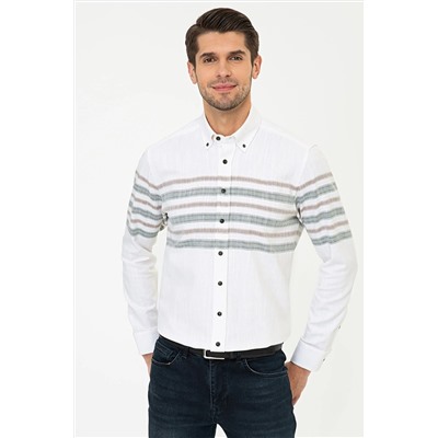 Pierre Cardin Hakı Erkek Gömlek G021SZ004.000.1359851