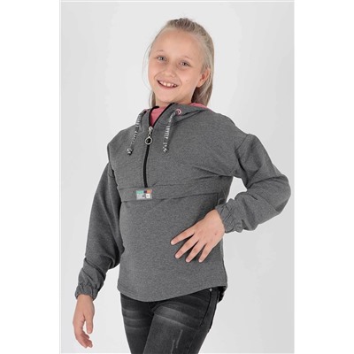 AHENGİM Kids Ak15260 Kız Kapşonlu Sweat 1-2-10001006