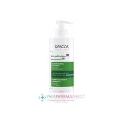 Vichy Dercos Anti-Pelliculaire DS Shampooing Traitant Cheveux Normaux à Gras 390ml