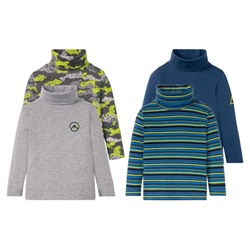 LUPILU® Kleinkinder Rollkragenshirts Jungen, 2 Stück