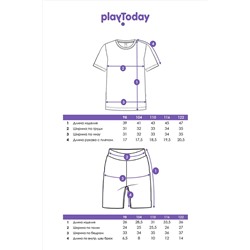 Комплект (Футболка+Шорты) PLAYTODAY, 1121645