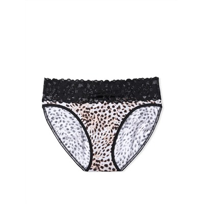 VICTORIA'S SECRET Stretch Cotton Lace-waist High-leg Brief Panty