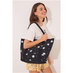 Bolso tote negro Mr. Men & Little Miss