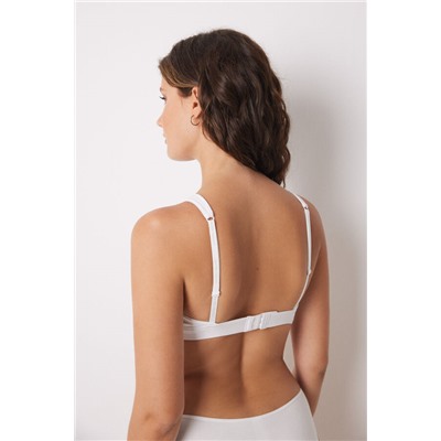 Sujetador triangular LOVELY halter blanco