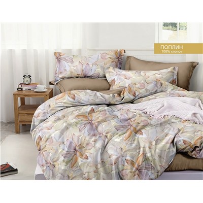 Постельное белье Зима-Лето из поплина с окантовкой ЗЛПО29-1473