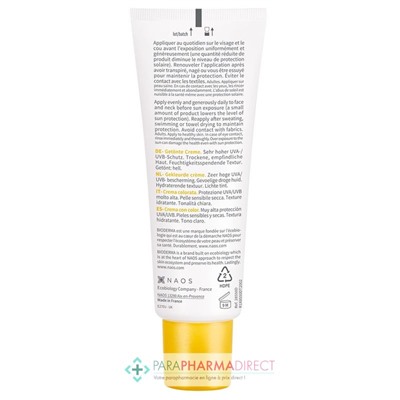Bioderma Photoderm Crème - SPF50+ - Teinte Claire - Peaux Sensibles Sèches 40 ml
