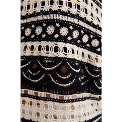 Jersey crochet semitransparente