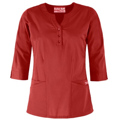 UA Butter-Soft STRETCH Scrubs 3/4 Sleeve Top