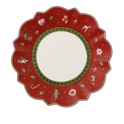 Villeroy & Boch 6er-Set: Beilagenteller "Toy´s delight" in Rot - Ø 17 cm