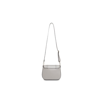 Bandolera de piel Tex Gris
