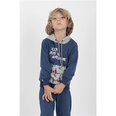 AHENGİM Kids Ak15015 Erkek Cool Baskılı Eşofman Takım 1-2-10001071