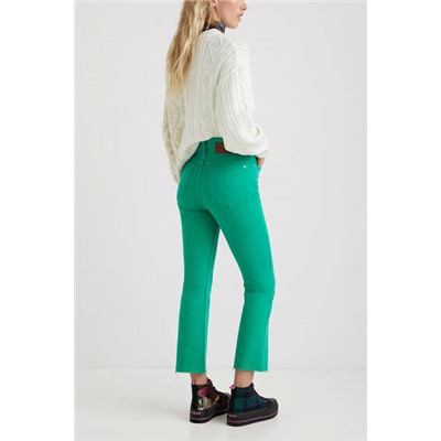 Pantalón tobillero acampanado