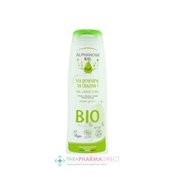 Alphanova Kids Gel Lavant 3 en 1 Poire 250 ml