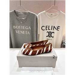 Женские балетки с анималистичным принтом Jimm*y Cho*o