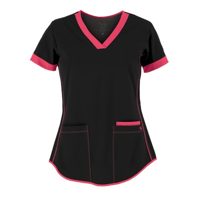 Barco NRG Scrubs STRETCH Modern Fit 3 Pocket Top
