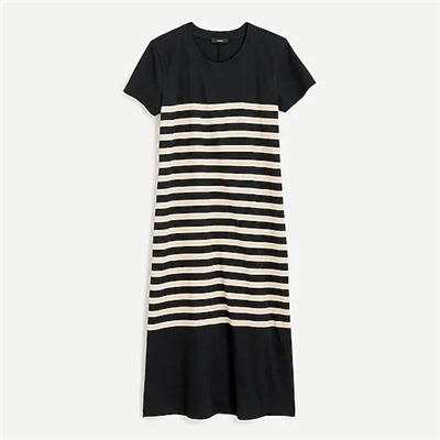 T-shirt dress in stripe