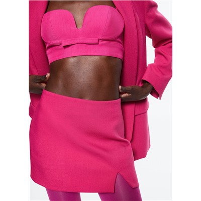 Falda abertura bajo -  Mujer | MANGO OUTLET Melilla