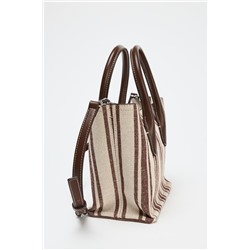BOLSO CANVAS ESTAMPADO RAYAS
