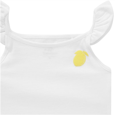 Mädchen Top mit Zitronen-Motiv