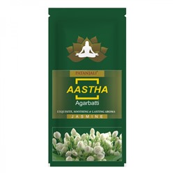 PATANJALI Aastha Agarbatti Jasmine  Благовоние Жасмин 150г