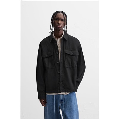 SOBRECAMISA BOLSILLOS