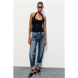 TRF STRAIGHT-LEG MID-RISE JEANS