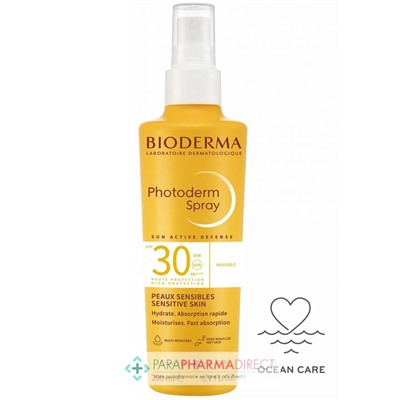 Bioderma Photoderm Spray SPF30 - Peaux Sensibles 200ml