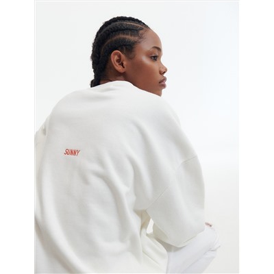 Oversize-Sweatshirt aus Baumwolle