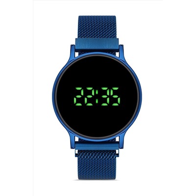 Aqua Di Polo 1987 Unisex Lacivert Hasır Dijital Led Kol Saati Apwg032001 APWG0320