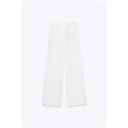 ZW COLLECTION 100% LINEN PALAZZO TROUSERS