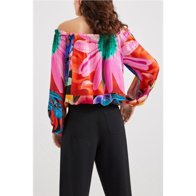 Blusa floral M. Christian Lacroix