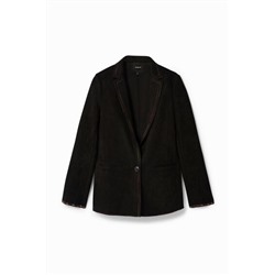 Blazer slim costuras