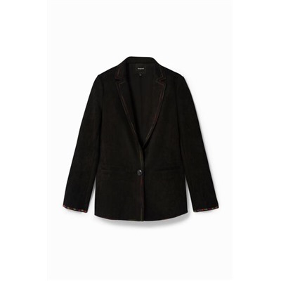 Blazer slim costuras