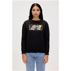 Bad Bear, Re-Carina Siyah Kadın Sweatshirt