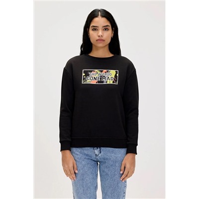 Bad Bear, Re-Carina Siyah Kadın Sweatshirt