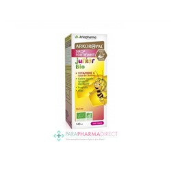 ArkoPharma ArkoRoyal Sirop Fortifiant Junior BIO Dès 3 Ans Goût Fraise 140ml