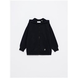 PLUSH JACKET WITH HOOD