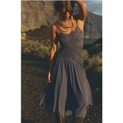 ASYMMETRIC DRESS WITH GATHERING