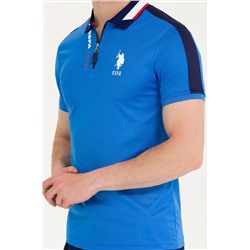 Erkek Saks Polo Yaka Tişört