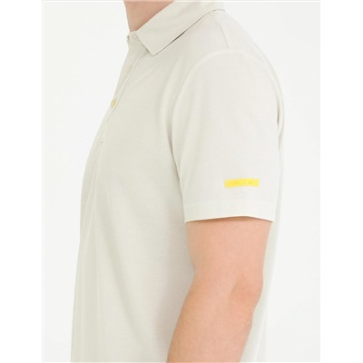 Gri Slim Fit Polo Yaka Tişört