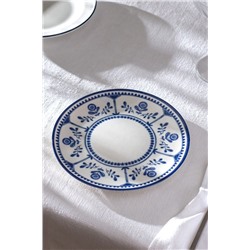 Reve Bleu Celeste Pasta Tabağı - Mavi/Beyaz - 19 cm