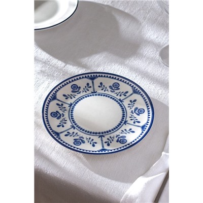 Reve Bleu Celeste Pasta Tabağı - Mavi/Beyaz - 19 cm