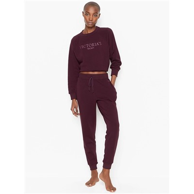 VICTORIA'S SECRET Cotton Fleece Mid Rise Jogger