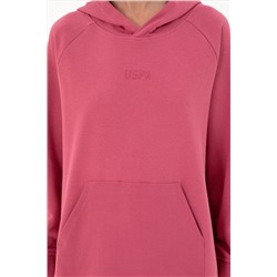 Kadın Pembe Kapüşonlu Sweatshirt