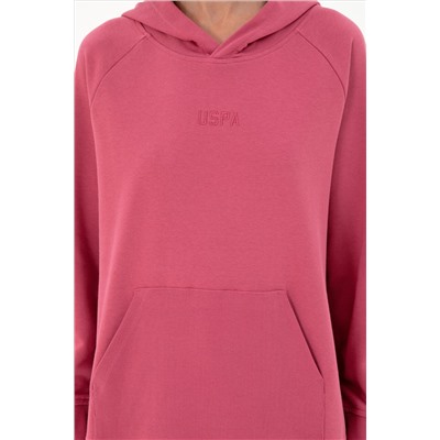 Kadın Pembe Kapüşonlu Sweatshirt