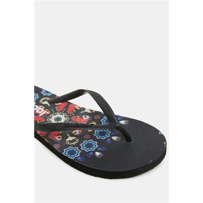 Sandalias playa suela estampada